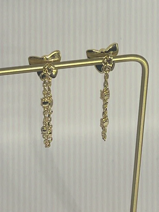 NWT Coach Butterfly Front Back Earrings Multi One Size - Picture 6 of 17